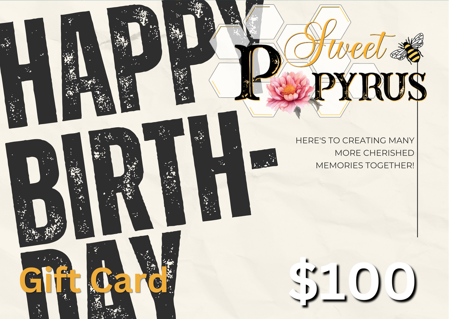 Sweet Papyrus Gift Card