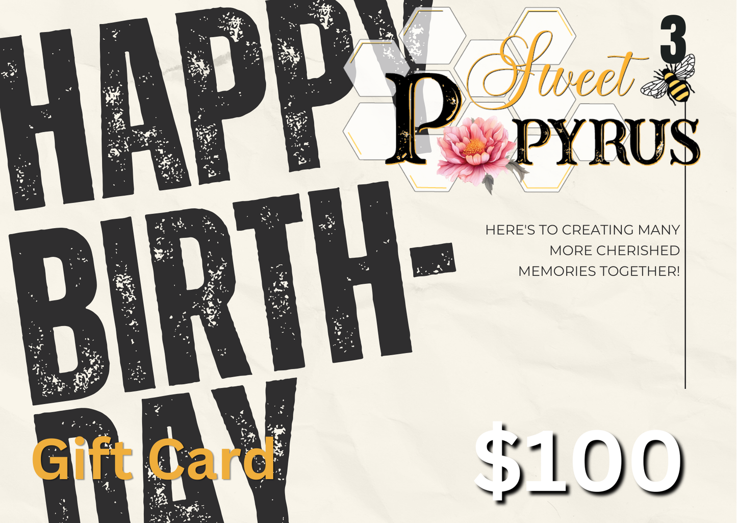 Sweet Papyrus Gift Card