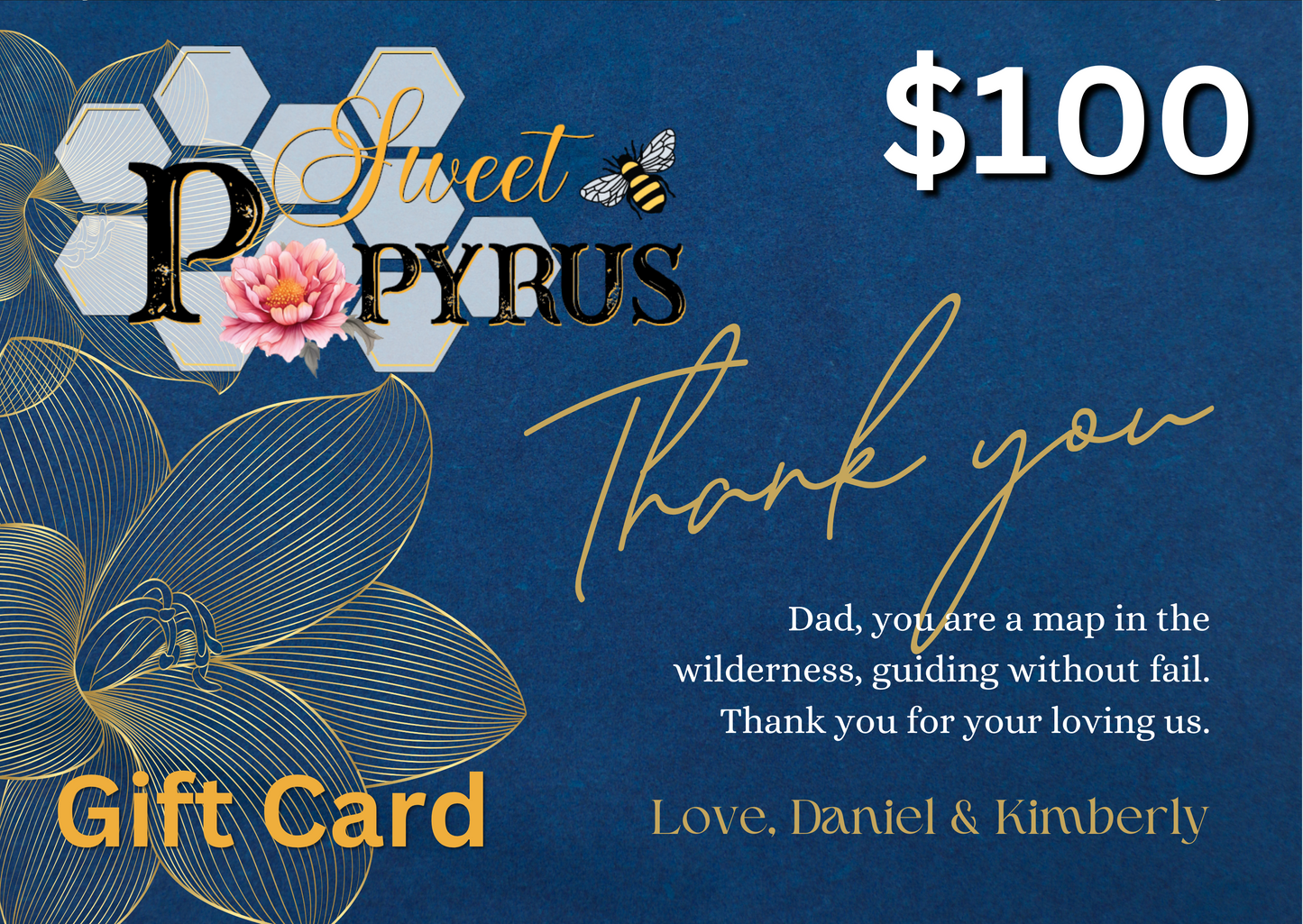 Sweet Papyrus Gift Card