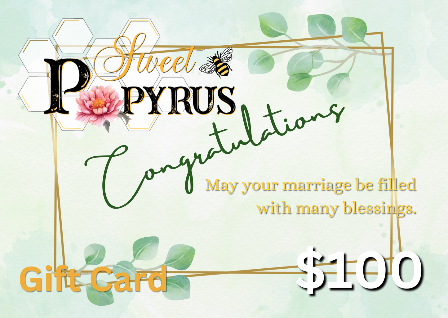 Sweet Papyrus Gift Card