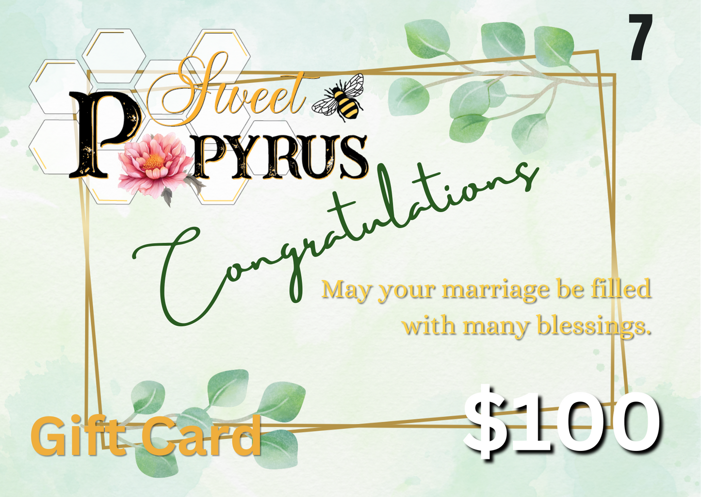 Sweet Papyrus Gift Card