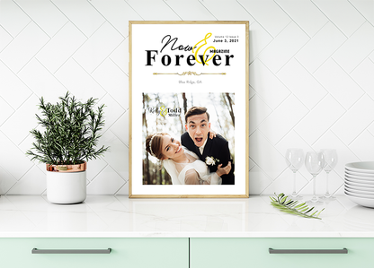 Now and Forever Magazine - Custom Wall Art Print