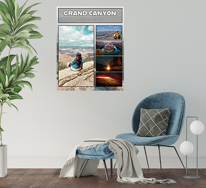 Travel Collage 3 - Custom Wall Art Print